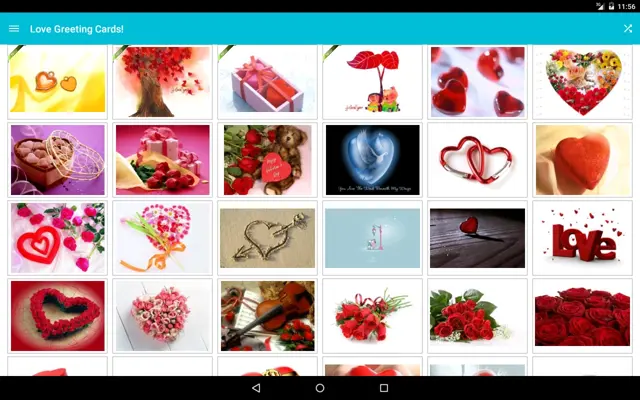 Love Greeting Cards! android App screenshot 1